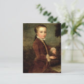 Portret van Wolfgang Amadeus Mozart Briefkaart (Staand voorkant)