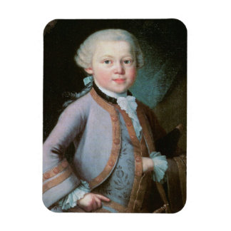 Portret van Wolfgang Amadeus Mozart Magneet