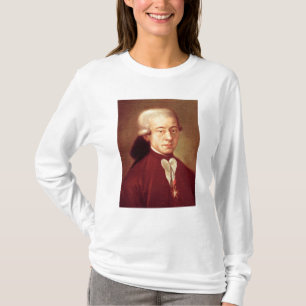Portret van Wolfgang Amadeus Mozart na 1770 T-shirt