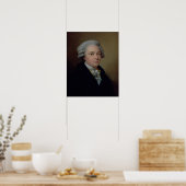 Portret van Wolfgang Amadeus Mozart Poster (Keuken)