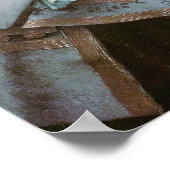 Portret van Wolfgang Amadeus Mozart Poster (Hoek)