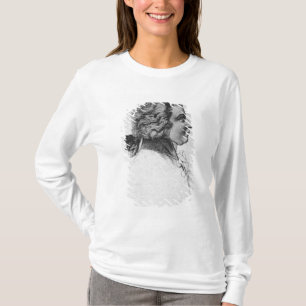Portret van Wolfgang Amadeus Mozart T-shirt