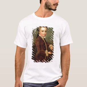 Portret van Wolfgang Amadeus Mozart T-shirt