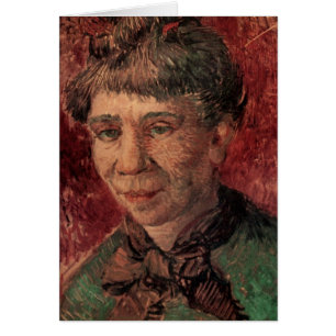 Portret van Woman Madame Tanguy, Vincent van Gogh
