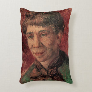 Portret van Woman Madame Tanguy, Vincent van Gogh Accent Kussen