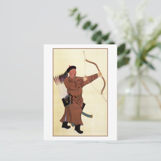 Portret van Wu Fu Briefkaart (Staand voorkant)