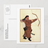 Portret van Wu Fu Briefkaart (Voorkant / Achterkant)