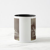 Portret van Xie Kitchin (albumineverdruk) Mok (Midden)