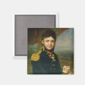 Portret van Yuri F. Lisyansky, 1810 Magneet (Voorkant / Achterkant)