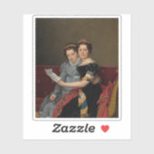 Portret van Zénaïde en Charlotte Bonaparte Sticker (Vel)