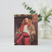 Portret van Zesar Kjui, 1890 Briefkaart (Staand voorkant)