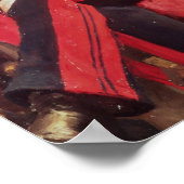 Portret van Zesar Kjui, 1890 Poster (Hoek)