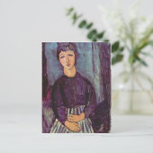 Portret van Zofe door Amedeo Modigliani Briefkaart (Staand voorkant)