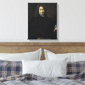 Portret, vermoedelijk Rene Descartes Canvas Afdruk (Insitu (Slaapkamer))