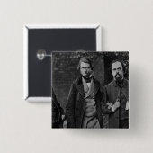 portret vierkante button 5,1 cm (Voorkant /achterkant)