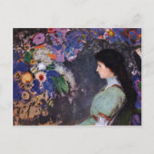 Portret Violette Heymann van Odilon Redon Briefkaart (Voorkant)