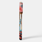 Portret vlindermeisje in een bloemenwonderland Case-Mate iPhone case (Achterkant / Rechts)