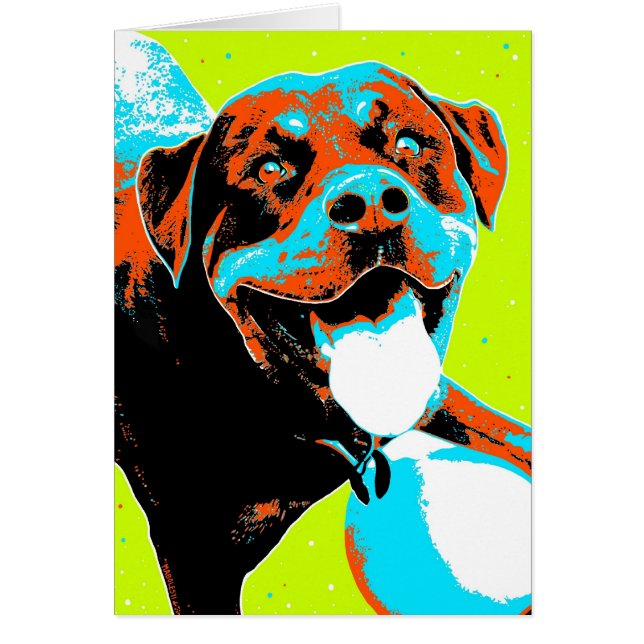 Portret voor Bright en Fun Rottweiler (Voorkant)
