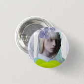 Portret voor digitale collage ronde button 3,2 cm (Voorkant /achterkant)