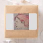 portret voor rotsmeisje etiket (Insitu)