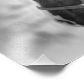 Portret voor zwarte en witte paarden foto afdruk (Hoek)