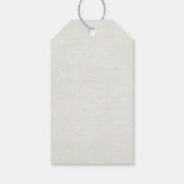 Portret Waterverf Birthday Cadeaulabel (Achterkant)