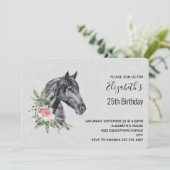 Portret Waterverf Birthday Kaart (Staand voorkant)