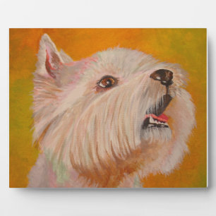 Portret West Highland White Terrier Fotoplaat