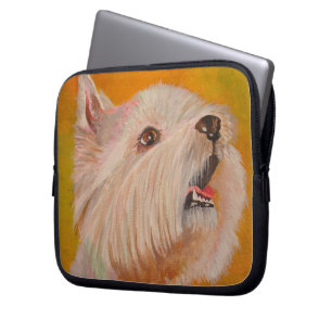 Portret West Highland White Terrier Laptop Sleeve