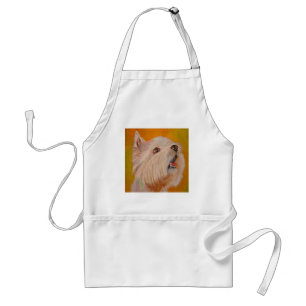 Portret West Highland White Terrier Standaard Schort