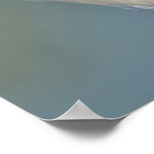 Portret wit verslaat de open bek poster (Hoek)