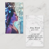 Portret Woman Girl Fotografie Visitekaartje (Voorkant / Achterkant)