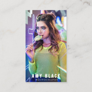 Portret Woman Girl Fotografie Visitekaartje