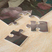 Portret Woman in Art Nouveau Jigzaag Puzzle Legpuzzel (Zijkant)