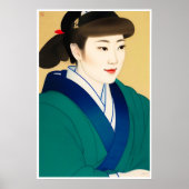 Portret - Woodblock Art Print (Voorkant)