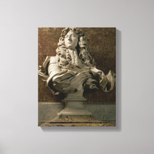 Portretbuis van Louis XIV (1638-1715), 1665, (mar Canvas Afdruk
