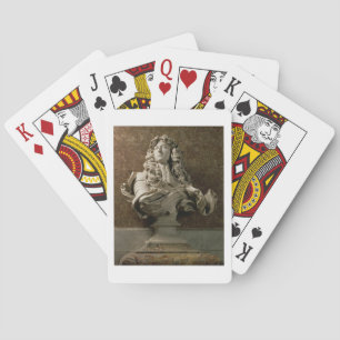 Portretbuis van Louis XIV (1638-1715), 1665, (mar Pokerkaarten