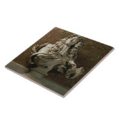 Portretbuis van Louis XIV (1638-1715), 1665, (mar Tegeltje (Zijkant)