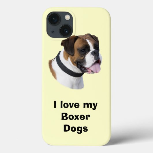 Portretfoto van Boxer-hond Case-Mate iPhone Case (Achterkant)