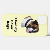 Portretfoto van Boxer-hond Case-Mate iPhone Case (Achterkant (horizontaal))