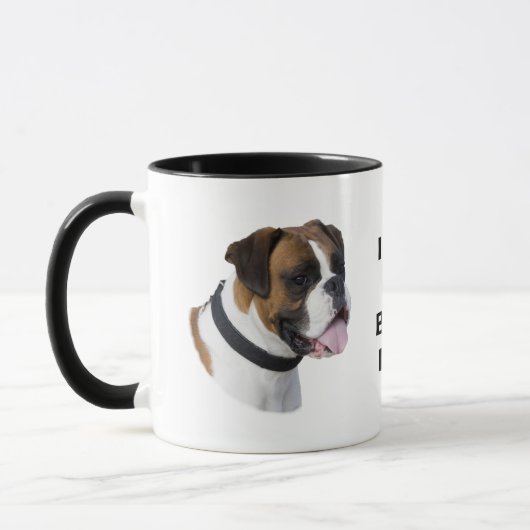 Portretfoto van Boxer-hond Mok (Links)