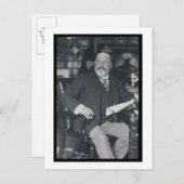 Portretfoto van Edward VII (1841-1910) (b/w Briefkaart (Voorkant / Achterkant)