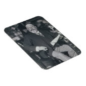 Portretfoto van Edward VII (1841-1910) (b/w Magneet (Rechterzijde)