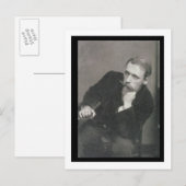 Portretfoto van Walter Crane (1845-1915) van Briefkaart (Voorkant / Achterkant)