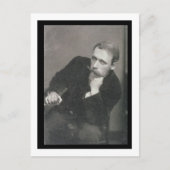 Portretfoto van Walter Crane (1845-1915) van Briefkaart (Voorkant)