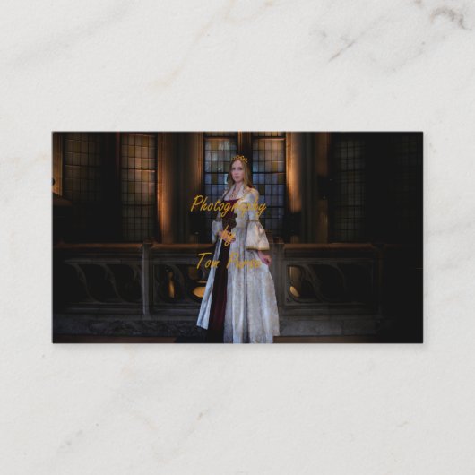 Portretfotograaf visitekaartje (Voorkant)