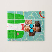 Portrethockney Legpuzzel (Horizontaal)