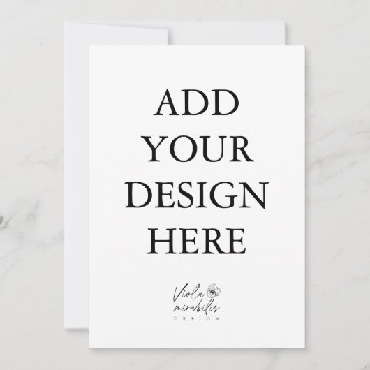 Portretkaart afdrukken 13x18 cm kaart (Voorkant)