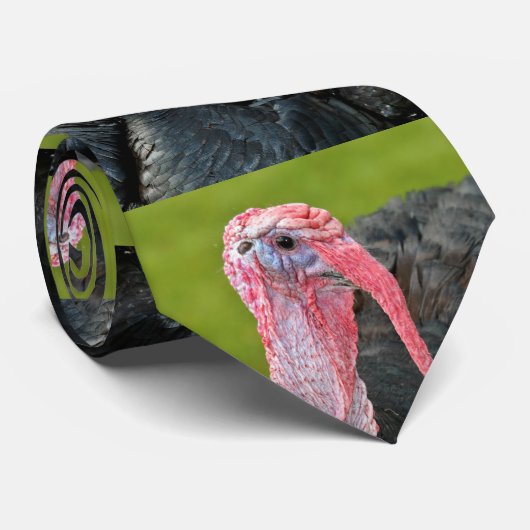 Portretkalkoenstropdas Stropdas (Opgerold)