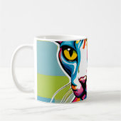 Portretkat Sphynx Pop Art Koffiemok (Links)